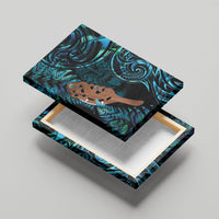 Maripi New Zealand Canvas Wall Art Maori Weapon Paua Shell Haka Fern LT14 - Polynesian Pride