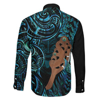 Maripi New Zealand Family Matching Mermaid Dress and Hawaiian Shirt Maori Weapon Paua Shell Haka Fern LT14 - Polynesian Pride