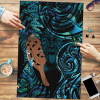 Maripi New Zealand Puzzle Maori Weapon Paua Shell Haka Fern