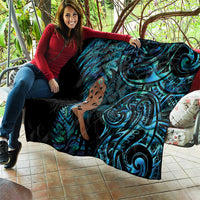 Maripi New Zealand Quilt Maori Weapon Paua Shell Haka Fern