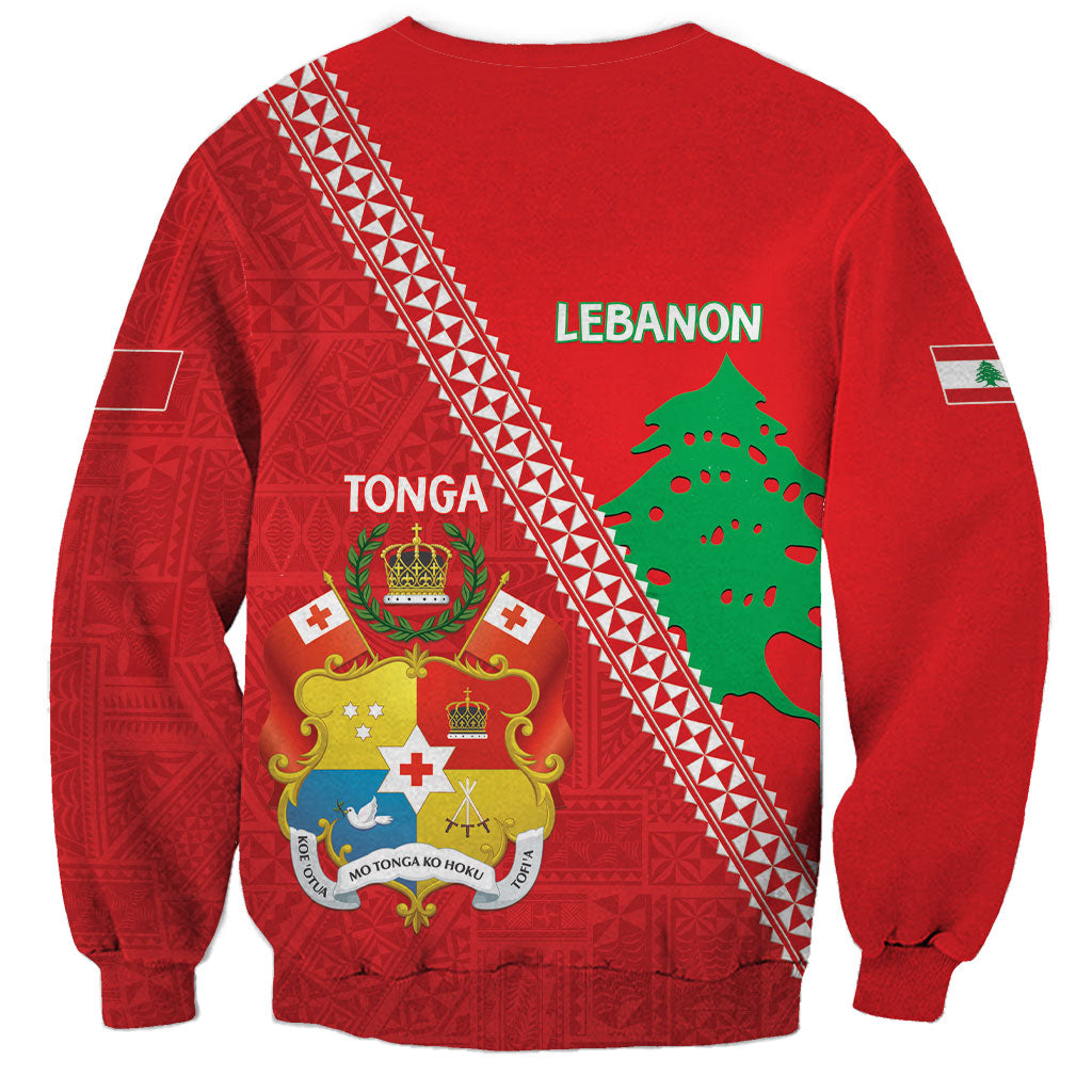Tonga And Lebanon Sweatshirt 2026 Together Half Style