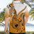 Hawaii Hawaiian Shirt Polynesian Shark Tattoo With Plumeria Orange Gradient LT14 - Polynesian Pride