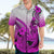 Hawaii Hawaiian Shirt Polynesian Shark Tattoo With Plumeria Pink Gradient LT14 - Polynesian Pride