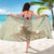 Personalised Hawaii Monk Seal Sarong Polynesian Tattoo With Tropical Flowers - Beige Pastel