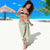 Personalised Hawaii Monk Seal Sarong Polynesian Tattoo With Tropical Flowers - Beige Pastel