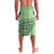 Personalised Hawaii Monk Seal Lavalava Polynesian Tattoo With Tropical Flowers - Green Pastel