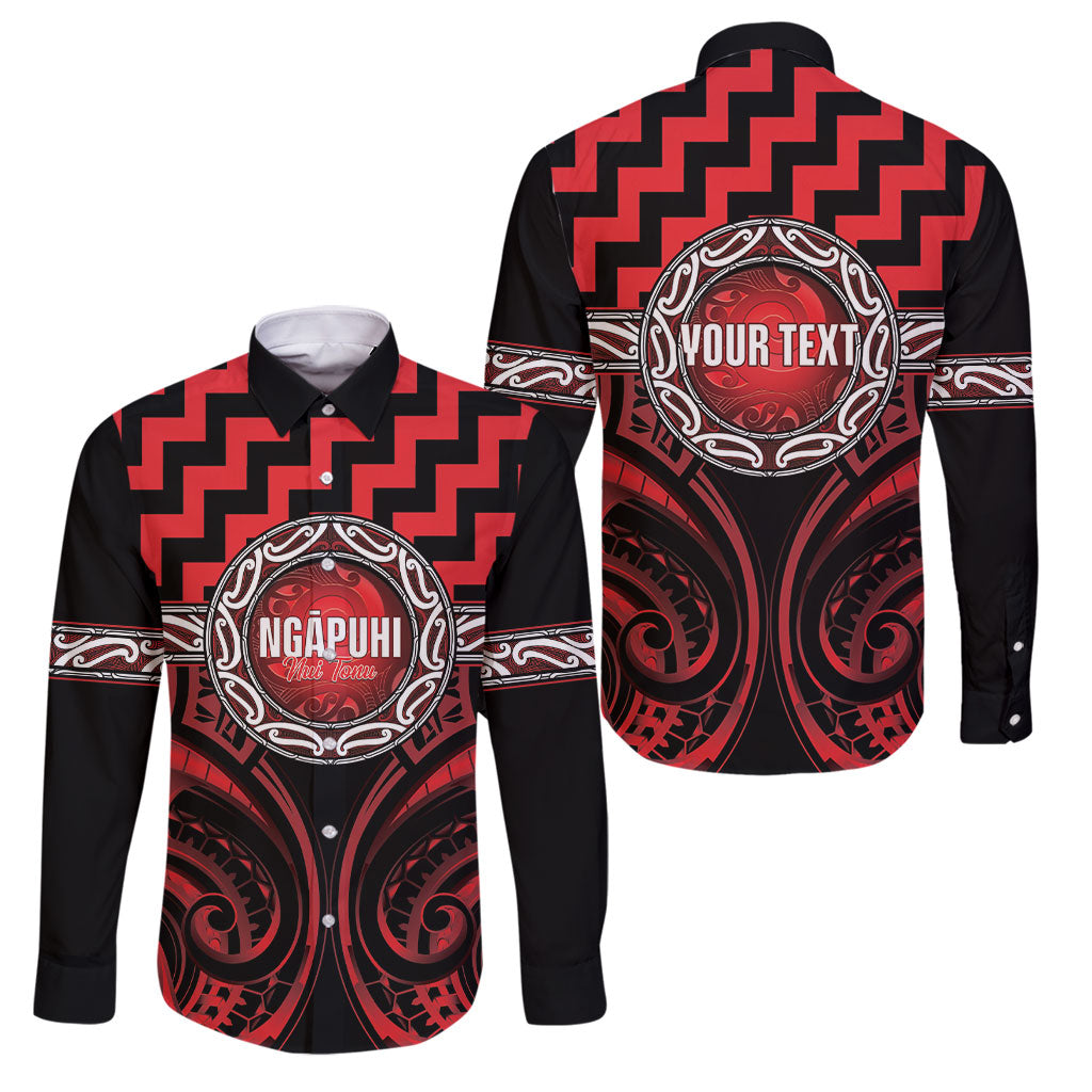 Aotearoa Ngapuhi Personalised Family Matching Off Shoulder Maxi Dress and Hawaiian Shirt Maori Iwi Poutama Puhoro Tattoo