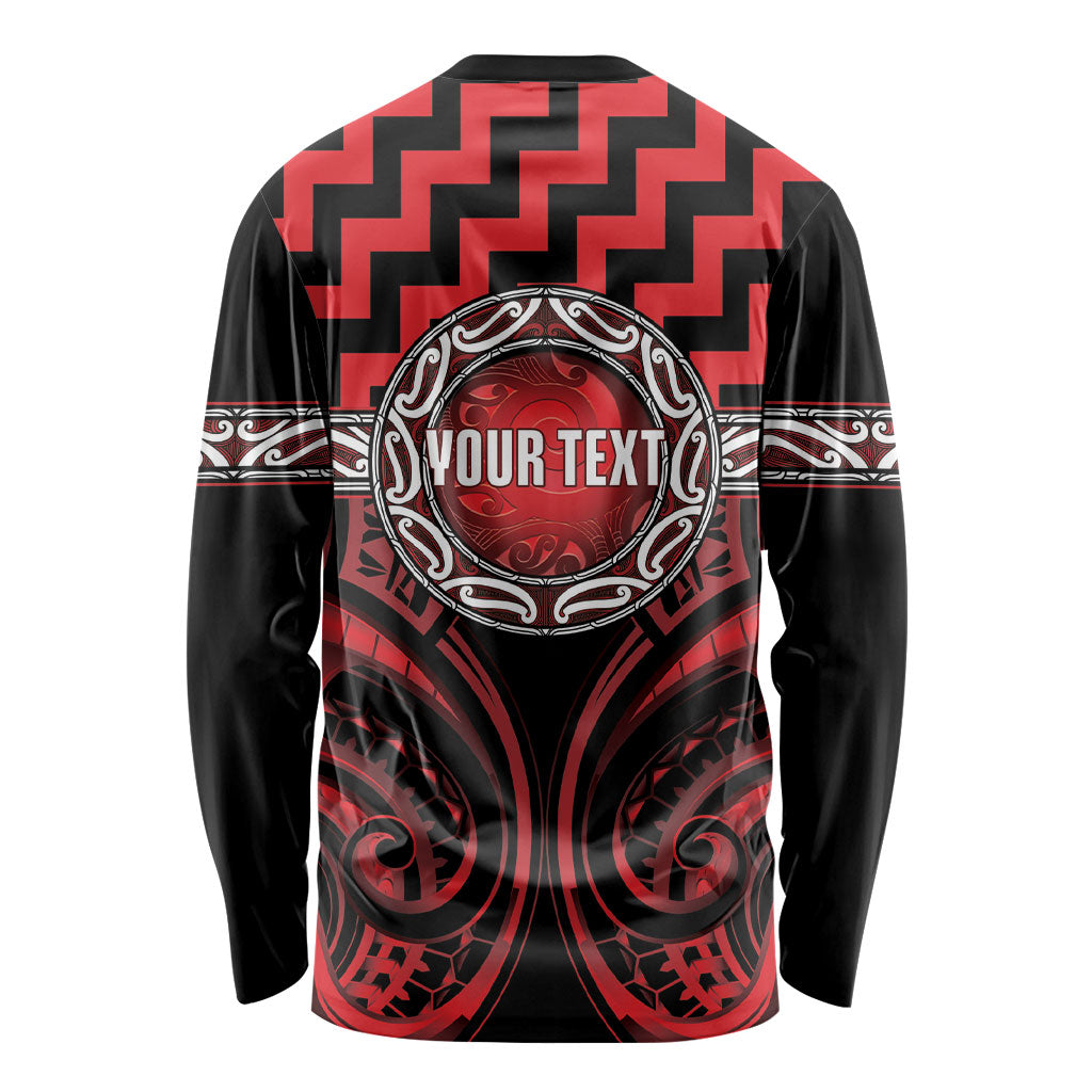 Aotearoa Ngapuhi Personalised Long Sleeve Shirt Maori Iwi Poutama Puhoro Tattoo