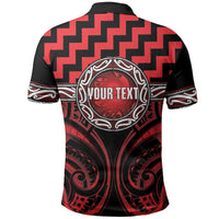 Aotearoa Ngapuhi Personalised Polo Shirt Maori Iwi Poutama Puhoro Tattoo