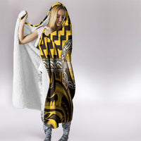 Aotearoa Ngati Porou Hooded Blanket Maori Iwi Poutama Puhoro Tattoo