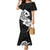 Polynesia Mermaid Dress Plumeria With Tribal Pattern Black Vibes LT14 Women Black - Polynesian Pride