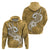 Polynesia Hoodie Plumeria With Tribal Pattern Yellow Pastel Vibes LT14 - Polynesian Pride