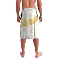 Polynesia White Sunday Lavalava Polynesian Tattoo Plumeria Hibiscus Gold