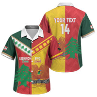 Custom Rugby Papua New Guinea and Lebanon Family Matching Long Sleeve Bodycon Dress and Hawaiian Shirt PNG Kumuls Cedars Together