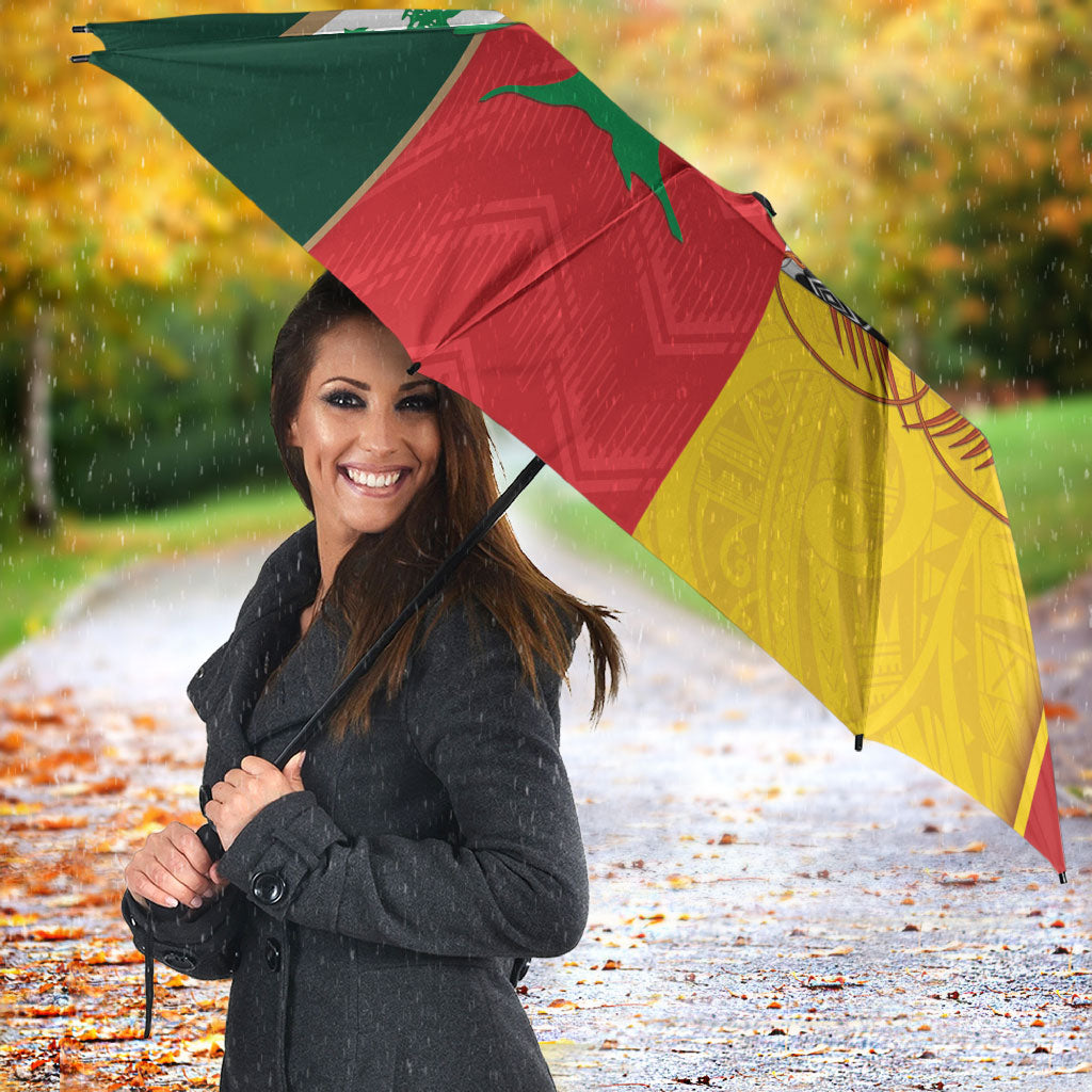 Rugby Papua New Guinea and Lebanon Umbrella PNG Kumuls Cedars Together