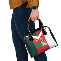 Rugby Tonga and Lebanon Shoulder Handbag Mate Maa Tonga Cedars Together