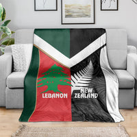 Rugby New Zealand and Lebanon Blanket All Black Cedars Together