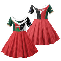 Custom Rugby New Zealand and Lebanon Family Matching Mermaid Dress and Hawaiian Shirt All Black Cedars Together