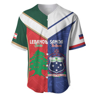 Custom Rugby Samoa and Lebanon Baseball Jersey Toa Samoa Cedars Together