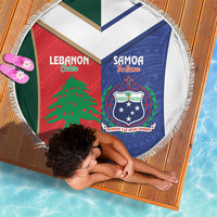 Rugby Samoa and Lebanon Beach Blanket Toa Samoa Cedars Together