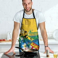 Malampa Fiji Day Apron 10 October Together We Grow Grunge Tapa Motifs