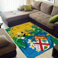 Malampa Fiji Day Area Rug 10 October Together We Grow Grunge Tapa Motifs