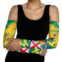 Malampa Fiji Day Arm Sleeves 10 October Together We Grow Grunge Tapa Motifs