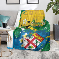 Malampa Fiji Day Blanket 10 October Together We Grow Grunge Tapa Motifs