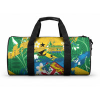 Malampa Fiji Day Duffle Bag 10 October Together We Grow Grunge Tapa Motifs