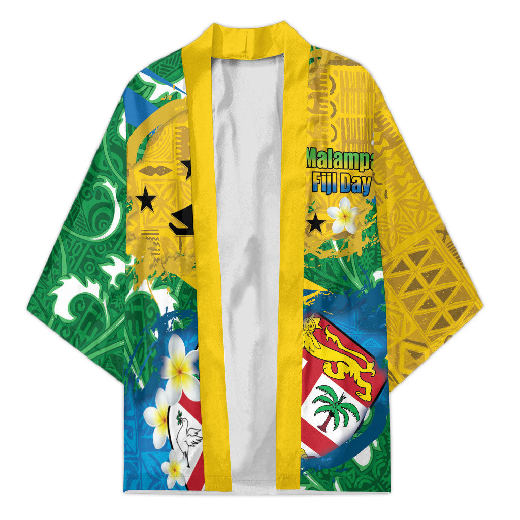 Malampa Fiji Day Kimono 10 October Together We Grow Grunge Tapa Motifs
