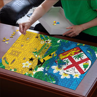 Malampa Fiji Day Puzzle 10 October Together We Grow Grunge Tapa Motifs
