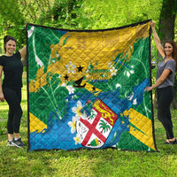 Malampa Fiji Day Quilt 10 October Together We Grow Grunge Tapa Motifs