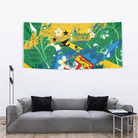 Malampa Fiji Day Tapestry 10 October Together We Grow Grunge Tapa Motifs