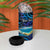 Personalised French Polynesia Tetiaroa Atoll 4 in 1 Can Cooler Tumbler Polynesian Curves Style