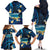 French Polynesia Tetiaroa Atoll Family Matching Off The Shoulder Long Sleeve Dress and Hawaiian Shirt Polynesian Curves Style