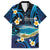 French Polynesia Tetiaroa Atoll Family Matching Off The Shoulder Long Sleeve Dress and Hawaiian Shirt Polynesian Curves Style