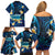 French Polynesia Tetiaroa Atoll Family Matching Off Shoulder Short Dress and Hawaiian Shirt Polynesian Curves Style