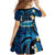 French Polynesia Tetiaroa Atoll Family Matching Short Sleeve Bodycon Dress and Hawaiian Shirt Polynesian Curves Style