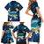 French Polynesia Tetiaroa Atoll Family Matching Short Sleeve Bodycon Dress and Hawaiian Shirt Polynesian Curves Style