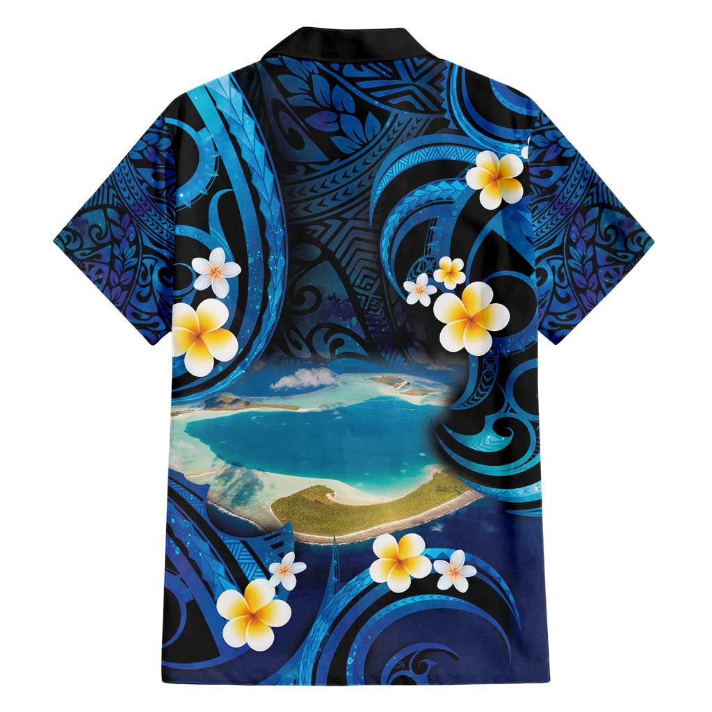 French Polynesia Tetiaroa Atoll Family Matching Short Sleeve Bodycon Dress and Hawaiian Shirt Polynesian Curves Style LT14 - Polynesian Pride