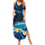 French Polynesia Tetiaroa Atoll Family Matching Summer Maxi Dress and Hawaiian Shirt Polynesian Curves Style