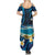 French Polynesia Tetiaroa Atoll Family Matching Summer Maxi Dress and Hawaiian Shirt Polynesian Curves Style