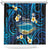 French Polynesia Tetiaroa Atoll Shower Curtain Polynesian Curves Style