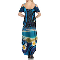 French Polynesia Tetiaroa Atoll Summer Maxi Dress Polynesian Curves Style