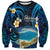 French Polynesia Tetiaroa Atoll Sweatshirt Polynesian Curves Style