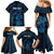 Personalised Tahiti Moorea Atoll Family Matching Mermaid Dress and Hawaiian Shirt Polynesian Sea Turtle