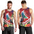 Personalised Kiribati Tarawa Atoll Men Tank Top Frigate Bird With Map Tropical Style