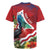 Personalised Kiribati Tarawa Atoll Rugby Jersey Frigate Bird With Map Tropical Style