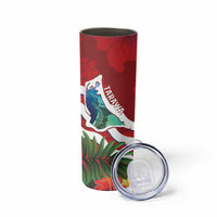 Personalised Kiribati Tarawa Atoll Skinny Tumbler Frigate Bird With Map Tropical Style