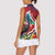 Personalised Kiribati Tarawa Atoll Women Sleeveless Polo Shirt Frigate Bird With Map Tropical Style